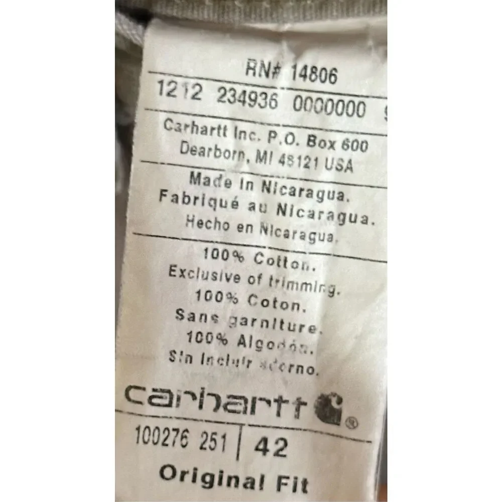 Carhartt men’s tan